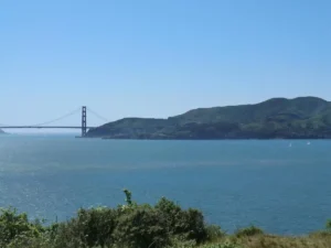 Mt Livermore view of SF bay and golden gate bridge